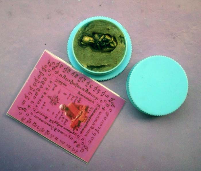 Kuman Dood Sap in Nam Man Prai and See Pheung balm from Luang Por Tim - Wat Laharn Rai.