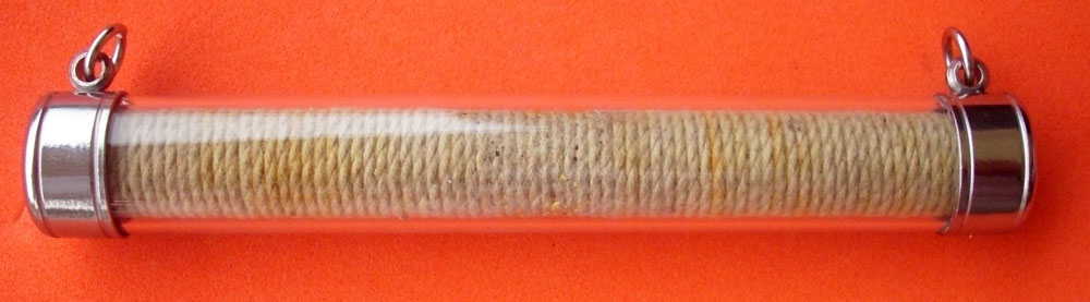 Takrut Tone Nuea Tong Daeng - Luang Por Say - Wat Nam Wijit - hand inscription and hand bound by LP Say