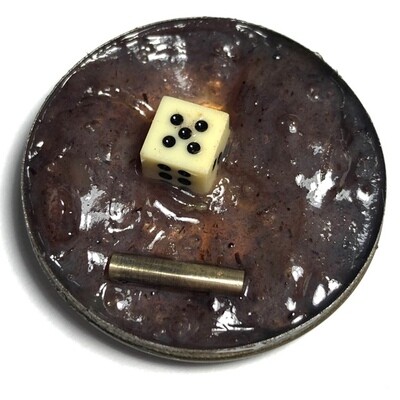 See Pheung Por Phu Jao Yee Gor Hong (Er Ger Fong) - Magic Balm with Takrut, Prai Ghost Powder, and Enchanted Dice for Gambling Success - Phu Sariang