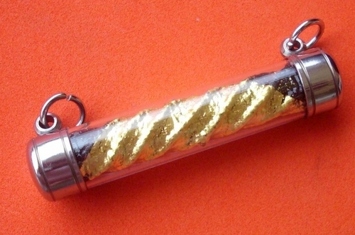 Takrut Maha Ruud Noi - Dtamrap Luang Phu Sukh Wat Pak Klong Makham Tao - Jaroen Porn Sao Ha edition - Luang Phu Solos (casing included)