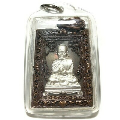 Rian Somdej Dto Pim See Liam Chalu Lai Yok Ongk 9 Sacred Metals Solid Silver Image Wat Rakang 2555 BE Only 599 Amulets made