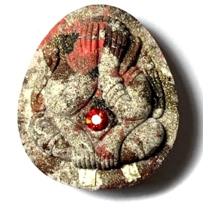 Pra Pidta Sao Ha Maha Sethee 2557 BE Nuea Gon Krok 1 Gem 2 Takrut Jivara Robe &amp; Lek Nam Pi Bead Luang Por Mian Wat Ban Janiang