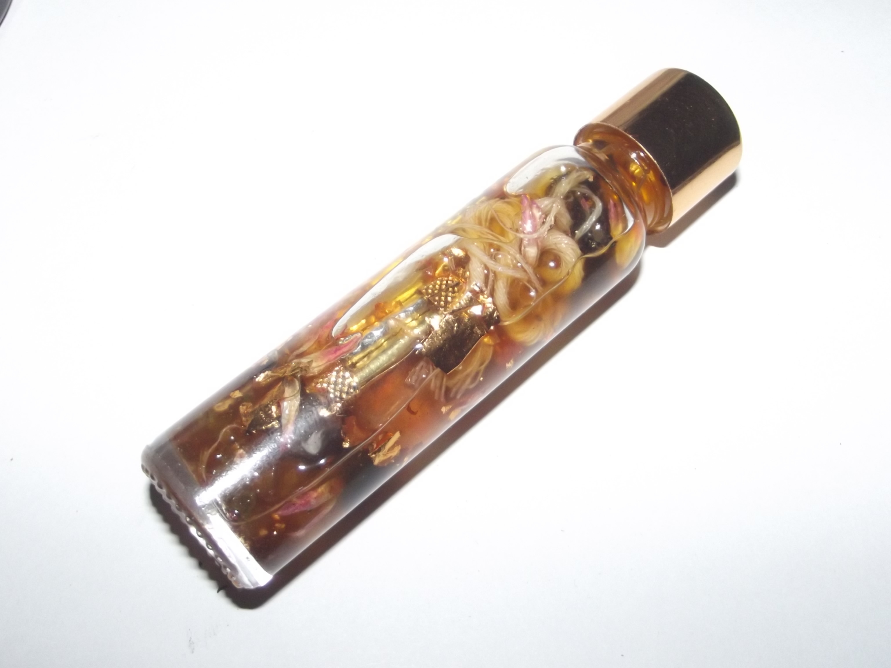 Nam Man Hun Payont 108 Aathan Maha Pokasap Khuad Kroo - Hun Payont Oil + 4 Sorcerous Oils Potion with large gemstones 20 Ml bottle - Only One Made - Asrom Por Taw Guwen