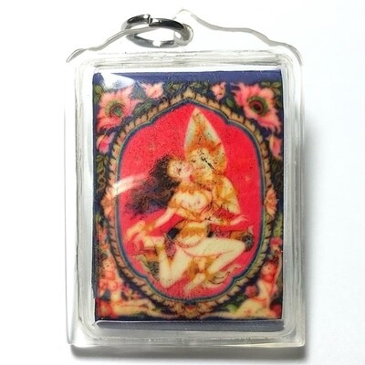 Taewada Long Hong (Paetch Payatorn) Ongk Kroo - Bantian Mian Jia 2556 BE edition - 9 Gems 4 Takrut 2 Pearls + Prai Oil flask - Luang Phu In