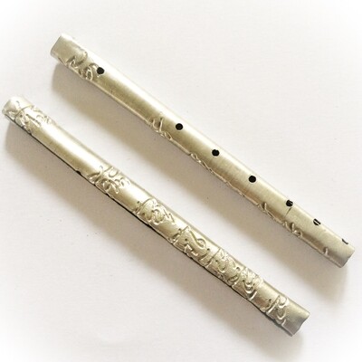 Klui Montr Maha Waes Riak Sap- Magical Flute Calls to Wealth - (Silver Takrut)- Sae Yid 60 Edition