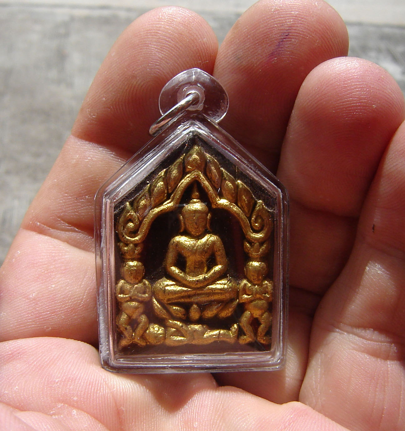 Khun Phaen Prai Kumarn with 3 Kumarn Tong - Nuea Pong Pised Wan Bad Tong -Yant Grao Paetch - 7 Takrut Maha Sanaeh 5 Takrut Mad Jai + real pearl - by 5 Top Masters of Metta Maha Sanaeh