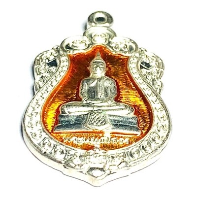 Rian Sema Yai Luang Por Sotorn Code Sor First Edition Solid Silver Yellow Rachawadee Enamels Limited Series Code Stamp Wat Saman 2561 BE