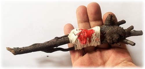 Hun Payont Mai Ga Fak Rak - Enchanted Sacred Treewood Spellbound Ghost Soldier effigy - Por Tan Kloi - Less Than 2 Dozen Made