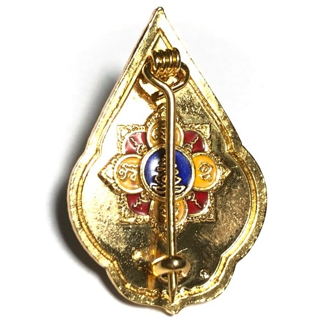 Khem Glad Prohm Badtiharn (Brahmas Miracle pin Medal) - Luang Por Poon - Wat Pai Lom (Nakorn Pathom)