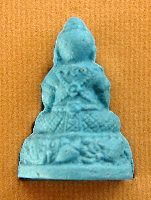 Kumarn Tong Loi Ongk 'Run Ruay Chat Nee' (rich in this lifetime edition) - Nuea Wan 108 (blue color) - empowered by 108 Masters of Kumarn Tong at Wat Paya Suren