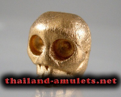 Prai Grasip Ai Khee Der  Jom Chon - Graduk Aathan Gae (Carved Ghost Bone) - Luang Phu Jan Khantigo (Kampuchea) 2552 BE