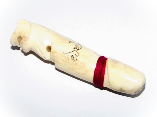 Palad Khik Hua Suea - Nuea Graduk Chang Gae (Carved Elephant Bone) - Luang Por Prohm - Wat Ban Suan