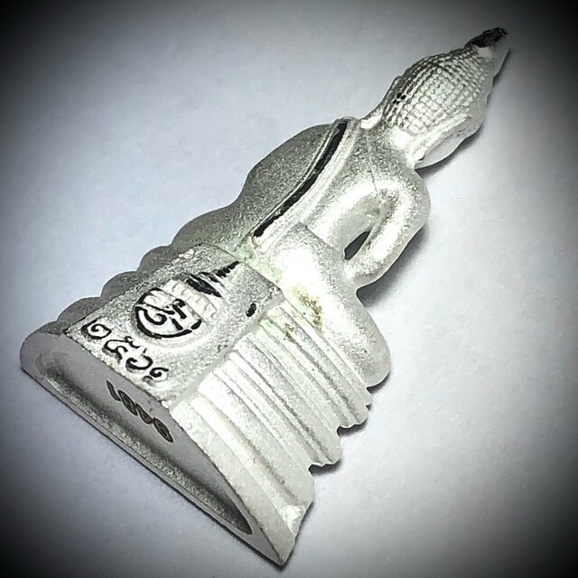 Luang Por Sotorn 1st Edition Buddha Statuette Solid Silver Blessing at Wat Sotorn 2561 BE Empowered by Many Great Monks Wat Saman