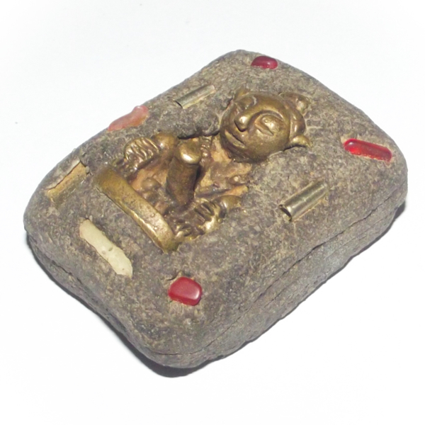 Khong Aathan Por Ngad (Pra Ngang) Maha Sanaeh Riak Jidt Riak Sap - Gems, 2 Takrut + Chin Aathan &amp; Nam Man Prai - Necromantic Spellbound Hedonist Ghost - Ajarn Apichai Decha