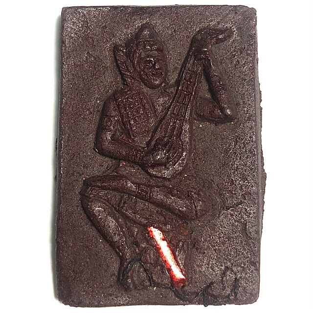 Kon Tan Ongk Kroo Nuea Pong Prai Aathan Takrut Mad Jai 2555 BE Musical Deva Charm Amulet for Attraction &amp; Enchantment - Yokee Harit Ta Tip