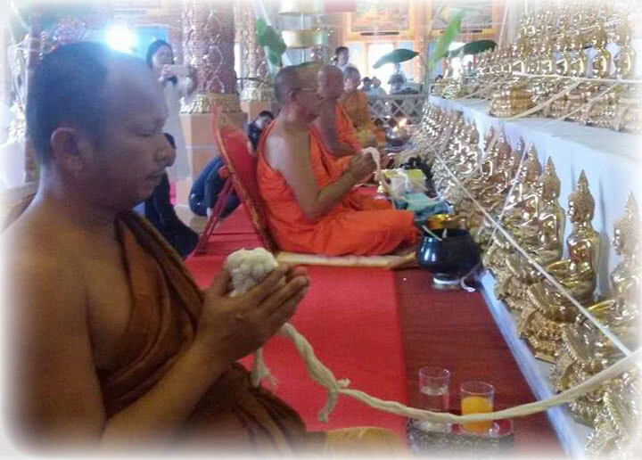 Pha Yant Sanaeh Metta Kaa Khaay - Hand Inscribed Lanna Yantra on Corpse Cloth - Pra Ajarn Gorp Chai Wat Mae Ya