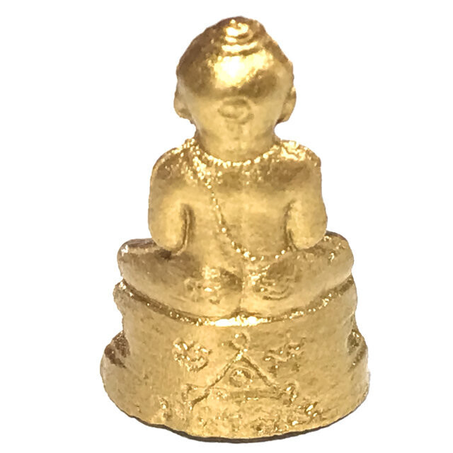 Kumarn Taep Jinda Ud See Pheung Khiaw Gammagarn + Prai Oil, Monks Hair, Civara Robe in Base - Luang Por Rat Wat Pha Hwaay