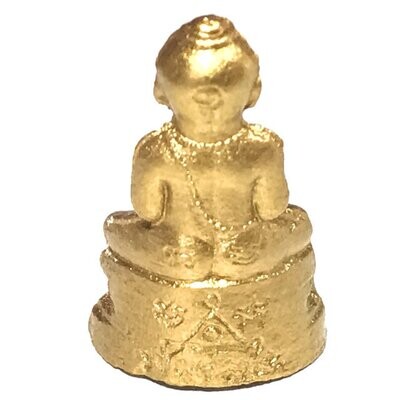 Kumarn Taep Jinda Ud See Pheung Khiaw Gammagarn + Prai Oil, Monks Hair, Civara Robe in Base - Luang Por Rat Wat Pha Hwaay
