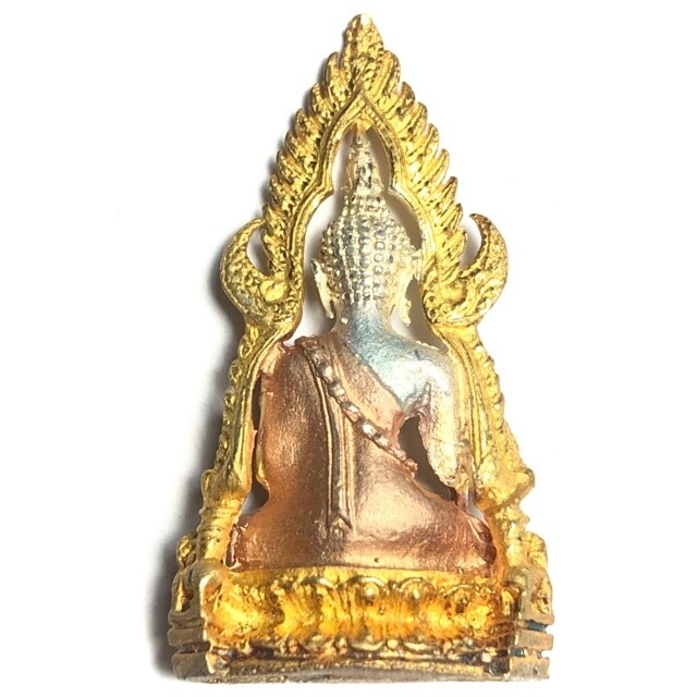 Roop Lor Pra Putta Chinarat Solid Silver with Bronze &amp; Gold Plated Wat Pra Sri Radtana Mahatat 2540  BE