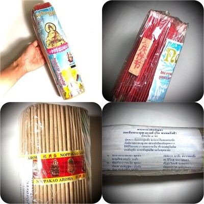 Nopparat Brand Aromatic Incense - Krisssana (Agar) Scented - 800 Gram Pack - 12.5 Inches Fine Smokeless Aroma - Circa 700 Sticks