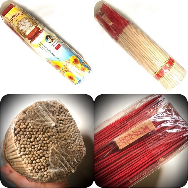Kwan Yin Luxury Incense Sticks (Finest Quality) - Supanigar Aroma (Yellow Silk Cotton) - 12 Inches long circa 500 sticks - Noppakao brand  - 750 Grams