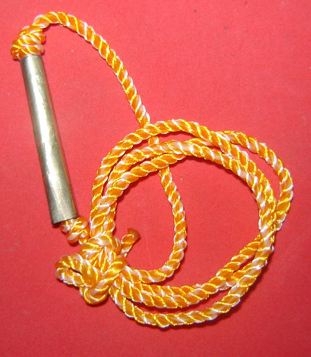 Takrut Ngern Samong Wai (Silver leaf Fast Brain amulet) - Run Choke Lap Maha Sethee - Luang Phu Hongs Prohmabanyo - Wat Petchburi - good for students, academics and gamblers