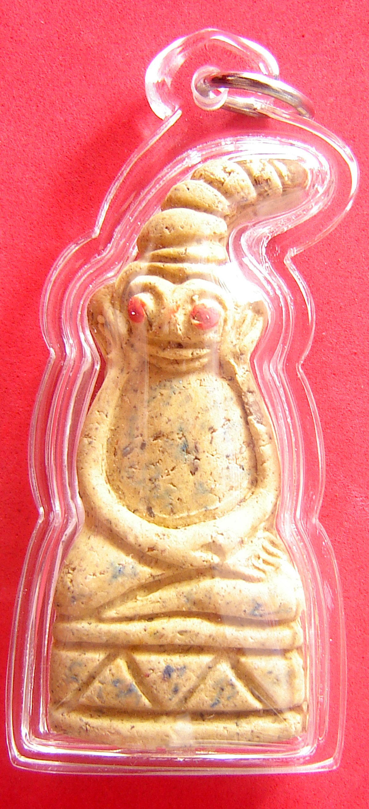 Ngang Dta Daeng - Nuea Pong Maha Saneh - Kroo Ba Bpeng - Only 500 amulets made - casing included
