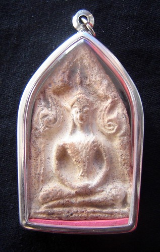 Pra Khun Phaen Gru Wat Ban Krang (Wat Yai Chay Mongkol) - ancient hiding place amulet 2492 BE