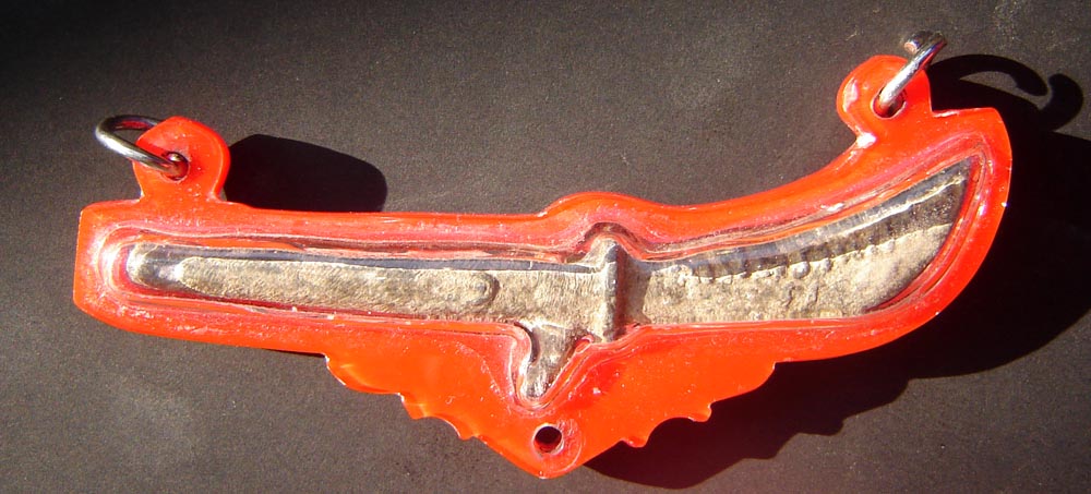 Dab Naresuan Maharach - Nuea Chin Dtagua - Ancient leaden Naresuan King sword - Ayuttaya Period (1350-1767 BE)