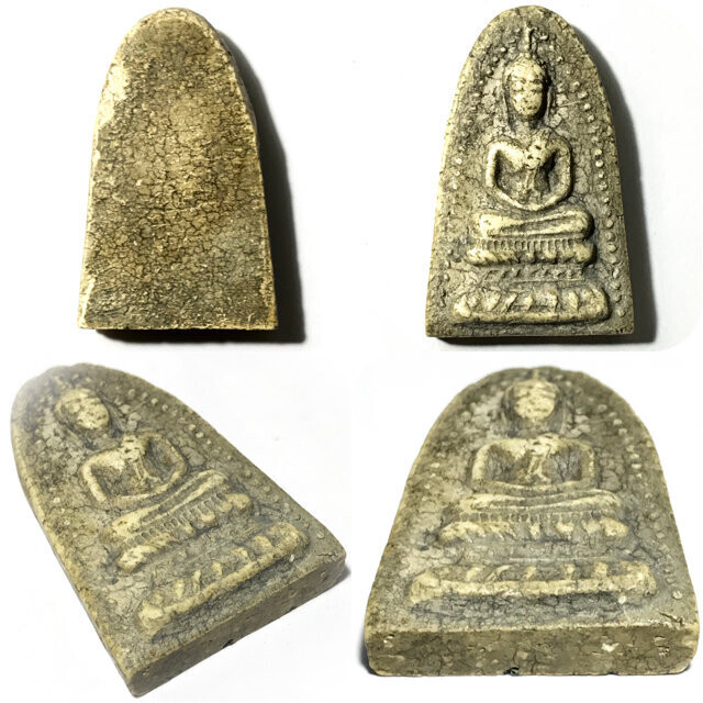 Pra Put Pim Khang Met Nuea Graeng Pong Pra Somdej Gao - Luang Phu Nak Wat Rakang Kositaram