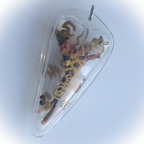 Dueay Ngu Hlueam Metta Maha Pokasap (Python Spur) - Mercy Charm &amp; Treasure Guardian - Double Empowerment on two occasions by Ajarn Plien and Asrom Por Taw Guwen