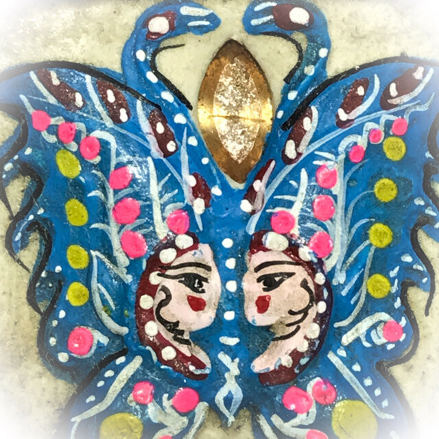 ​Taep Jamlaeng Pim Lek Run Pised 2554 BE Extreme Limited Butterfly King Amulet only 30 Made Ganesha Statuette 5 Gems 9 Silver Takrut Kroo Ba Krissana