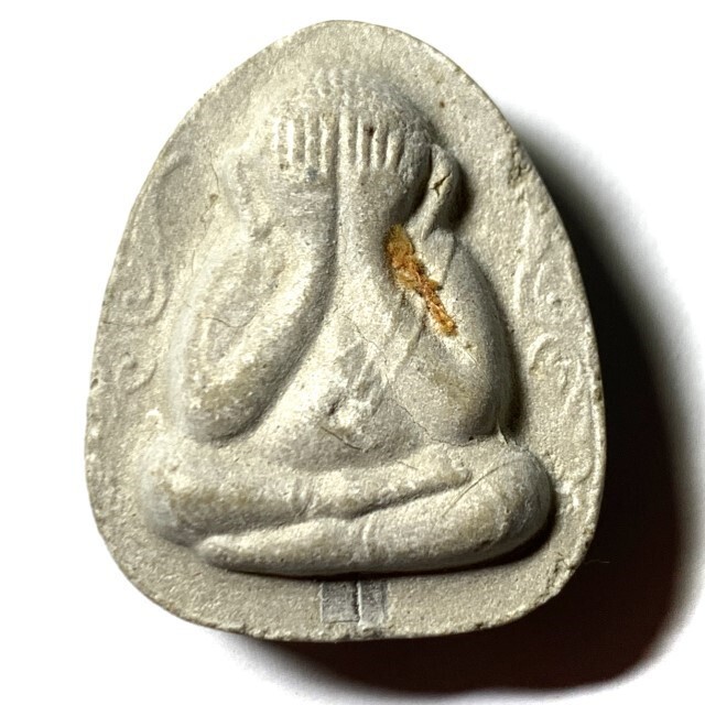 Pra Pid Ta Ganok Khang  Pim Yai Pong Puttakun Monks Hair 2 Silver Takrut &amp; Monk Robe Luang Por Lae Circa 2535 BE