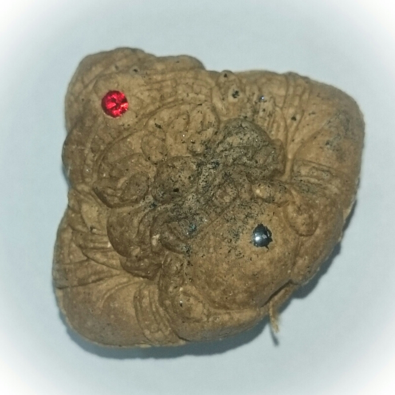 Pra Rahu Asura Deva with Gem, Lek Lai Bead + Takrut - Nuea Wan 108 - Maha Taep Bandan Choke Edition 2555 BE - Kroo Ba Krissana Intawano