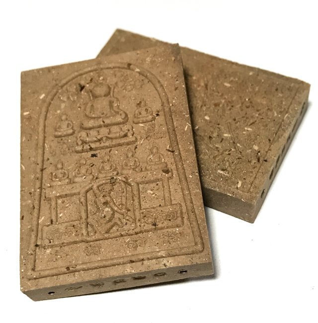 Pra Somdej Chana Marn Badtiharn Yim Rap Sap Herbal Powders Blood Relics 2 Takrut 2,999 Made Luang Phu Khaw Haeng