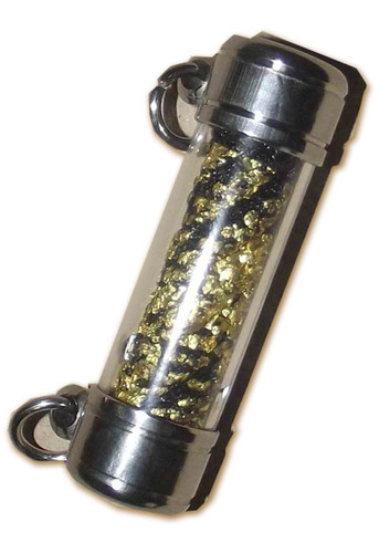 Takrut Len Saw (Lady Flirt Takrut) - Dtagua Ud Pong Dtak Chueak Long Rak Pid Tong (lead with powder filled cord wrapping and gold leaf) - Ajarn Perm Prai Dam - only 50 Takruts ever made! 2.5 Inches