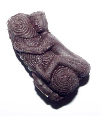 Palad Euy Bper Leuy (Paetch Payatorn) - Phallic Lingam Love Deity - Special Prai Maha Sanaeh Powders 2 Pearls 1 Takrut + Gold Leaf - Luang Phu In Wat Nong Meg 2553 BE