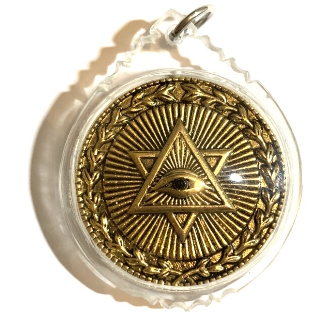 Duang Ta Hok Chaek Solomonic Seal Eye of Providence filled with Muan Sarn Taw Waes Suwan Enchanted Gems &amp; Libido Increasing Powders LP Simpalee Only 99 Made