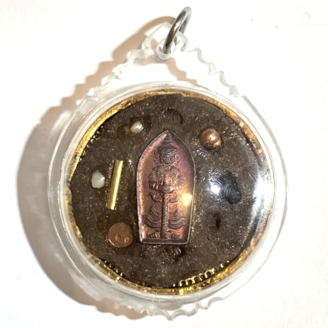 Duang Ta Hok Chaek Solomonic Seal Eye of Providence filled with Muan Sarn Taw Waes Suwan Enchanted Gems & Libido Increasing Powders LP Simpalee Only 99 Made
