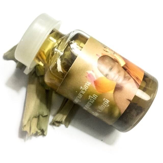 Nam Man Prai Paya Dtao Ruean Gord Nang Norn Sacred Herb Prai Oil Potion for Prosperity and Seduction Luang Por Aditaep
