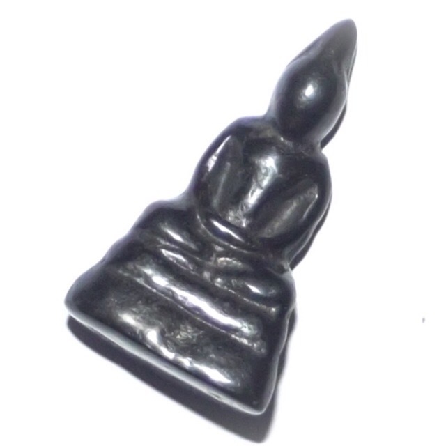 Pra Luang Por Sotorn Buddha Amulet - Nuea Lek Lai Maekasit - Pure Black Lek Lai - Luang Por Huan - Wat Putai Sawan 2548 BE