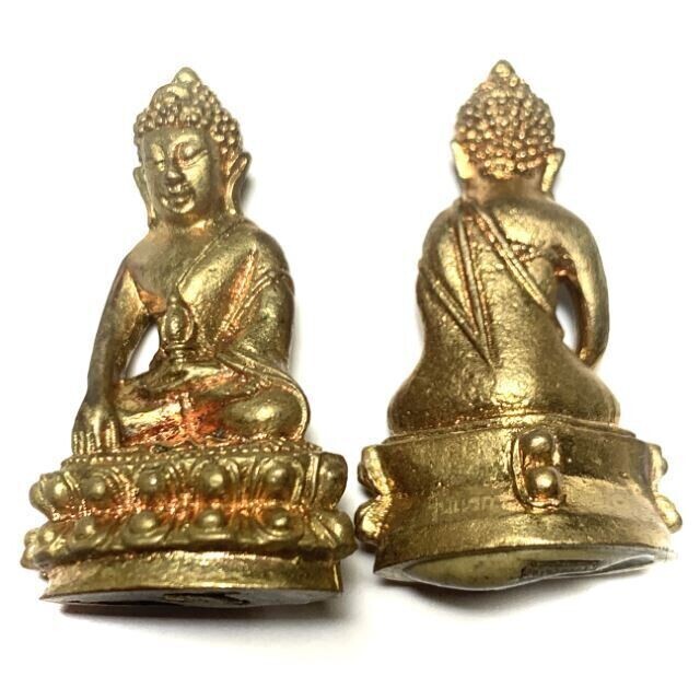 Pra Kring Hnun Duang Ayu Yern Nuea Tong Rakang Ud See Pheung 3 Takrut 1st &amp; Last Edition Luang Phu Kroo Ba Na
