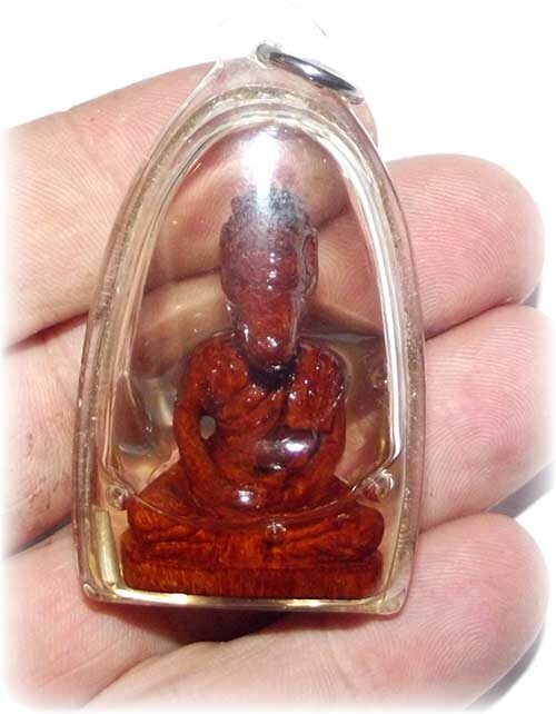Lersi Kalaikote Deer Headed Hermit God hand carved Takian tree wood in Nam Man Prai Limited Edition  Pra Ajarn Supasit