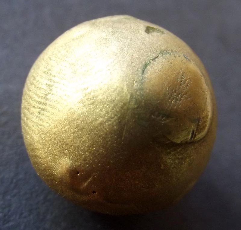 Look Om Tian Chai Kata Pan Dtua Kroo (1 Takrut Na Hoeng Prai 1 Takrut Na Maha Lap)- Nuea Pong Puttakun Bad Tong - 2 Cm diameter - Luang Phu Tan Jao Kun Tong - Wat Plod Sadt (Ang Tong) Only 444 made