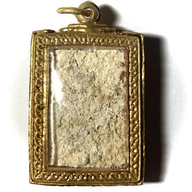 Pra Somdej Pim Pra Pratan Long Kru Ancient Amulet Removed from the Chedi Stupa 
 in 2556 BE Wat Rakang Kositaram