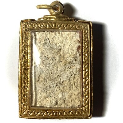 Pra Somdej Pim Pra Pratan Long Kru Ancient Amulet Removed from the Chedi Stupa 
 in 2556 BE Wat Rakang Kositaram