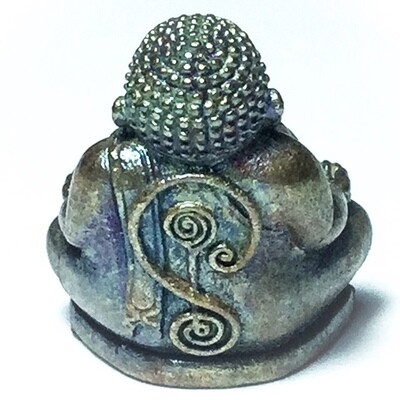 Pra Sangkajjai Arahant of Wealth and Happiness Nuea Sadta Loha 7 Sacred Metals Magic Powders in Base 2558 Luang Por Raks Analayo