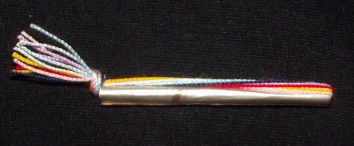 Takrut Sao Ha Serm Duang - Thai Buddhist Takrut Amulet - Safety, Improve Karma, Fate and Wealth - Ajarn Tong Teng 2553 BE