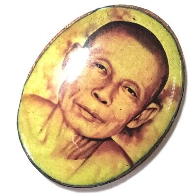 Locket Luang Por Rerm Bparamo - Sacred Powder Filled - Paap Waad Yok Bote Edition 2557 BE Wat Juk Gacher Blessing by Por Tan Gong Dtuean