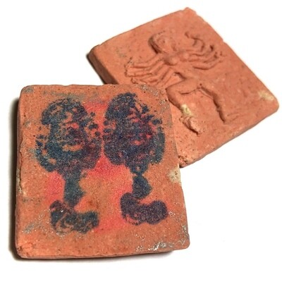 Mae Yua Mueang (Tantric Kali Maha Amnaj/Maha Sanaeh amulet) - 99 Ghost Red Prai Powders + Hand Inscription - Gambling and Love Charm - Ruesi Masia 2554 BE